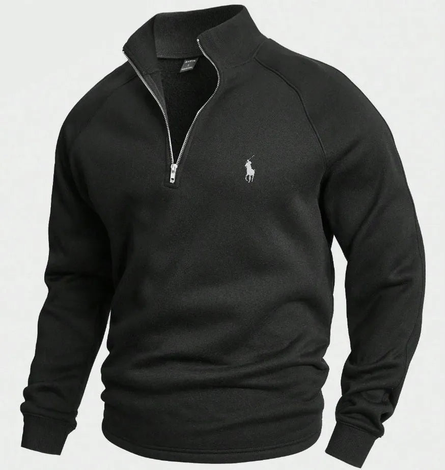 Suéter Ralph Lauren Cotton com meio zíper