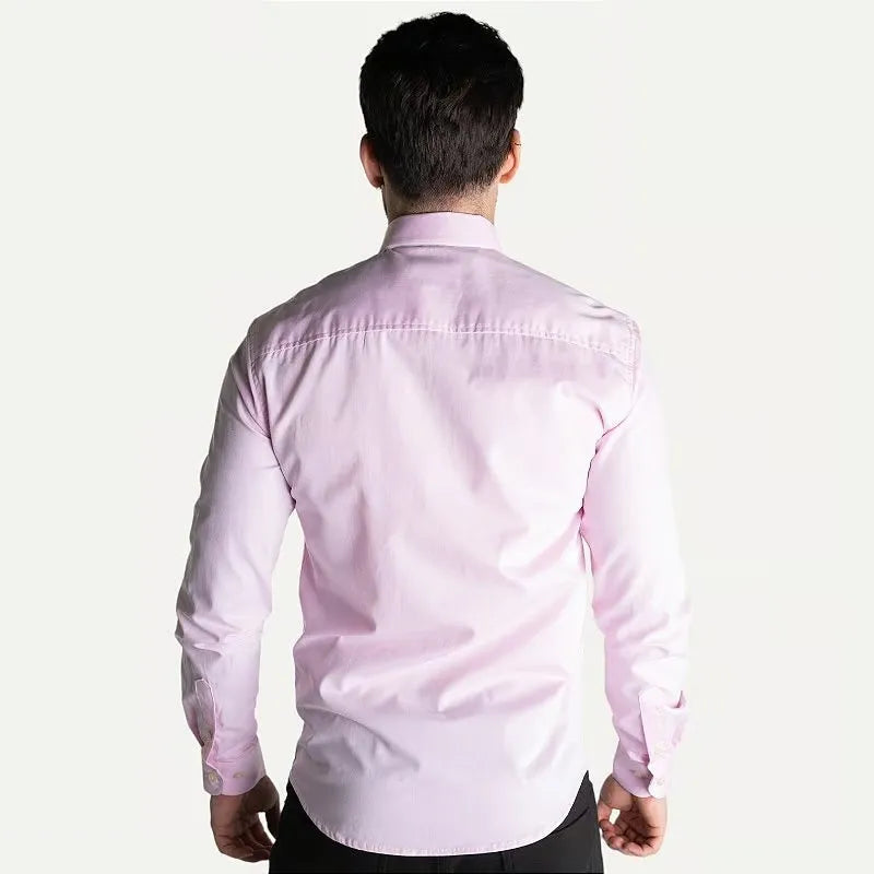 Camisa Social Ralph Lauren Oxford Colored Rosa