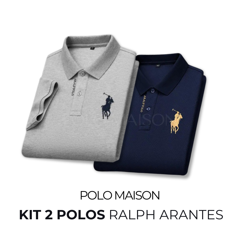 Compre 1 Leve 2 | Camisa Polo Ralph Arantes® + Relogio de Brinde