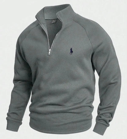 Suéter Ralph Lauren Cotton com meio zíper