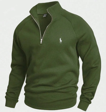 Suéter Ralph Lauren Cotton com meio zíper