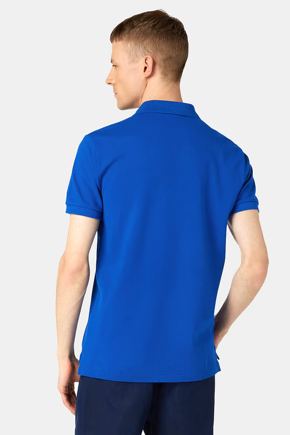 Camisa Polo Ralph Lauren Custom Fit Masculina Green Icon Azul
