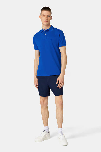 Camisa Polo Ralph Lauren Custom Fit Masculina Green Icon Azul