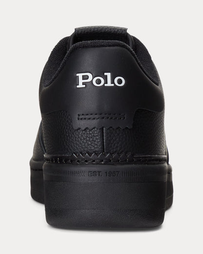 Tênis de Couro Ralph Lauren Preto Masters Court