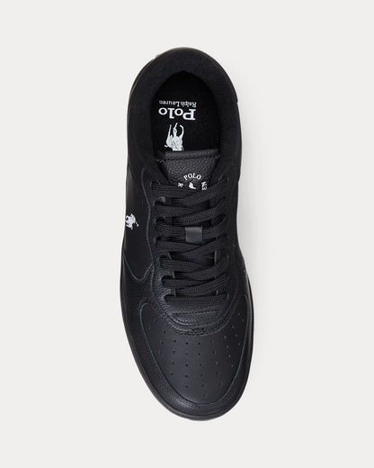 Tênis de Couro Ralph Lauren Preto Masters Court